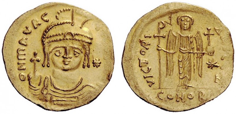THE BYZANTINE EMPIRE 
 Maurice Tiberius, 15 August 582 – 25 November 602 
 Lig...