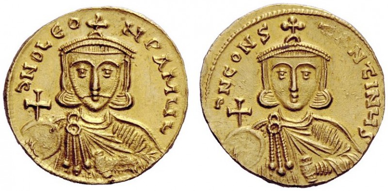 THE BYZANTINE EMPIRE 
 Leo III the Isaurian, 25 March 717 – 18 June 741 and col...
