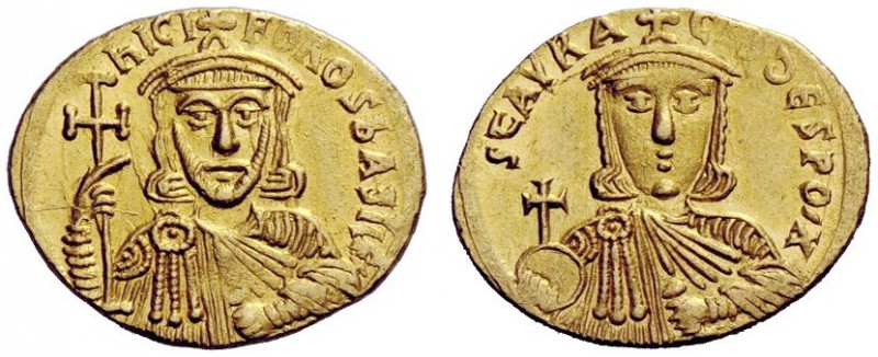 THE BYZANTINE EMPIRE 
 Nicephorus I, 1 November 802 – 26 July 811, with Staurac...