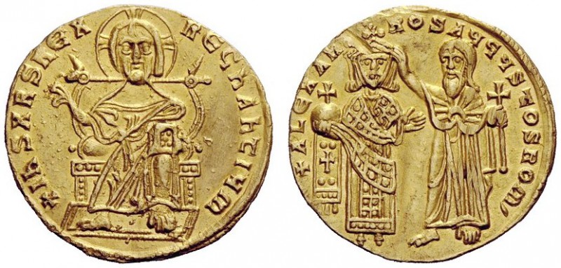 THE BYZANTINE EMPIRE 
 Alexander, 11 May 912 – 6 June 913. 
 Solidus circa 912...