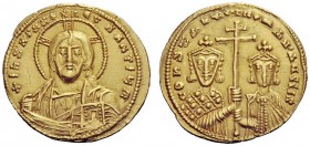THE BYZANTINE EMPIRE 
 Constantine VII Porphyrogenitus, 6 June 913 – 9 November 959, with colleagues from 914 
 Solidus circa 949–959, AV 4.15 g. +I...