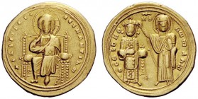 THE BYZANTINE EMPIRE 
 Romanus III Argyrus, 12 November 1028 – 11 April 1034 
 Histamenon 1028-1034, AV 4.35 g. +IHS XIS REX – REGNANTIYM Christ, ni...