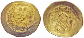 THE BYZANTINE EMPIRE 
 Constantine IX Monomachus, 11 June 1042 – 11 January 1055 
 Histamenon 1042-1055, AV 4.38 g. +IHS XIS REX – REGNAN[TIhM] Chri...