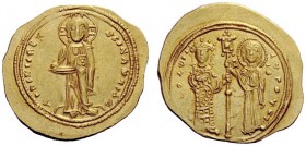 THE BYZANTINE EMPIRE 
 Theodora, 11 January 1055 – 31 August 1056 
 Histamenon 1055-1056, AV 4.42 g. +IhS XIS REX REGNANTIhm Christ, nimbate, standi...