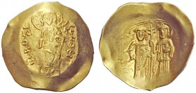 THE BYZANTINE EMPIRE 
 Alexius III Angelus self-styled Comnenus, April 1195 – November 1203 
 Hyperpyron, 1197-1203, AV 4.45 g. [+] KE RO - HQεI Chr...