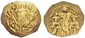 THE BYZANTINE EMPIRE 
 Andronicus II, Palaeologus 11 December 1282 – 24 May 1328 and associated rulers from 1294 
 Hyperpyron 1303-1320, AV 3.83 g. ...