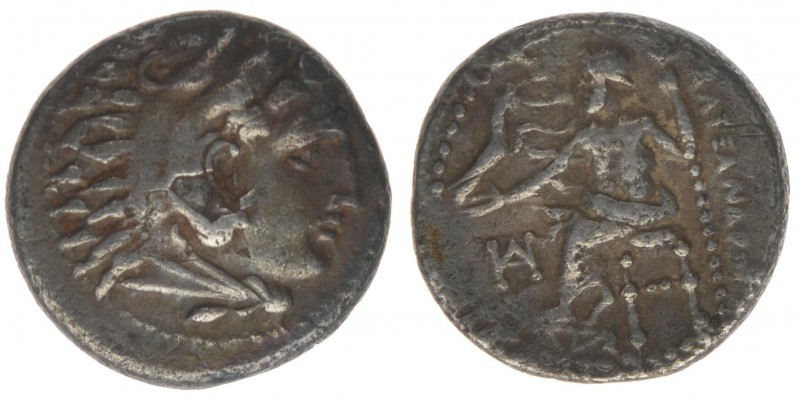 GRIECHEN Mazedonien
Alexander der Große 336-323 BC

Drachme - Chios
Kopf des Her...
