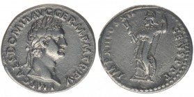 ROM Kaiserzeit Domitianus 81-96
Denar

IMP CAES DOMIT AVG GERM PM TR P V / IMP XII COS XII CENS P P P
3.34 Gramm, ss++