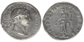 ROM Kaiserzeit Traianus 98-117
Denar
IMP TRAIANO AVG GER DAC PM TR P / COS V P P SPQR OPTIMO PRINC
3,34 Gramm, ss++