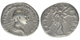 ROM Kaiserzeit Traianus 98-117

Denar
CAES NER TRAIANO OPTIMO AVG GER DAC / PM TR P COS V P P SPQR
2,78 Gramm, ss