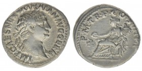 ROM Kaiserzeit Traianus 98-117 
Denar 

IMP CAES NERVATRAIAN AVG GERM / P M TR P COS III P P
Concordia nach links sitzend
Kampmann 27.47.2, 3,32 Gramm...