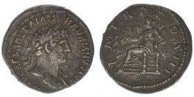 ROM Kaiserzeit Hadrianus 117-1328
Denar
IMP CAESAR TRAIAN HADRIANVS AVG / PM TR P COS III 
Concordia nach links sitzend
RIC 82, Kampmann 32.90.3 2,71 ...