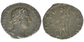 ROM Kaiserzeit Hadrianus 117-138, 
Denar

CAESAR TRAIAN HADRIANVS AVG / P M TR P COS III
3.46 Gramm, ss/vz