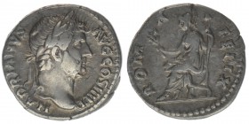 ROM Kaiserzeit Hadrianus 117-138

Denar
HADRIANVS AVG COS III P P / ROMA FELIX
3,32 Gramm, ss