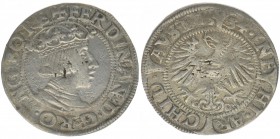 RDR Österreich Habsburg Kaiser Ferdinand I.

3 Kreuzer (Groschen) 1534
2,62 Gramm, ss/vz