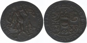 Herzogtum Kärnten Erzherzog Karl
Raitpfennig 1569
Bronze, 2,38 Gramm, ss