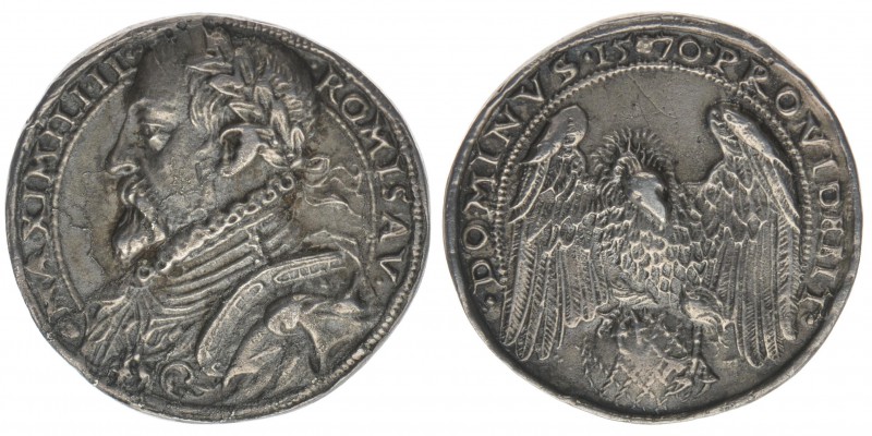 RDR Kaiser Maximilian II. 1564-1576

Medaille 1570 von Lukas Richter
Kremnitz au...