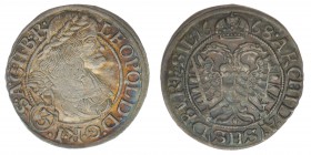RDR Österreich Habsburg Kaiser Leopold I. 

3 Kreuzer 1668 SHS Breslau
1,46 Gramm, ss++