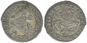 RDR Österreich Habsburg Kaiser Leopold I. 

3 Kreuzer (Groschen) 1704 Graz
1,68 Gramm, ss/vz