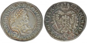 RDR Österreich Habsburg Kaiser Leopold I. 

3 Kreuzer 1664 Wien 
Her.1346, 1,72 Gramm, ss/vz