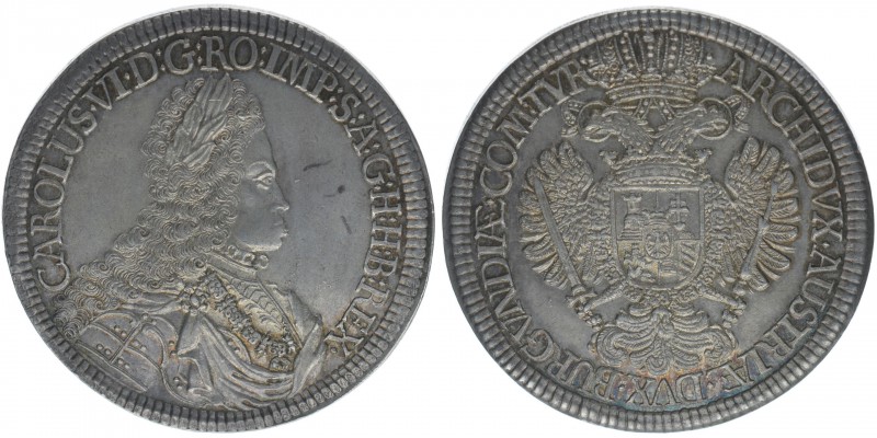 RDR Österreich Habsburg Kaiser Karl VI. 1711-1740
Doppeltaler o.J., Hall

57,58G...