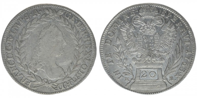 RDR Österreich Habsburg Kaiser Franz I. Stephan

20 Kreuzer 1763 KB
6,44 Gramm, ...