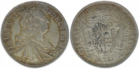 RDR Österreich Habsburg Kaiser Franz I. Stephan
XVII Kreuzer 1764 NB
6.09 Gramm, ss/vz