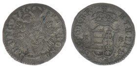 RDR Österreich Habsburg Maria Theresia 1740-1780
Denar 1756 KB Kremnitz
Herinek 1577 selten
0,51 Gramm ss