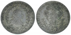 RDR Österreich Habsburg Kaiser Joseph II.

20 Kreuzer 1778 F
6,68 Gramm, ss