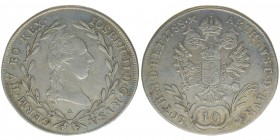 RDR Österreich Habsburg Kaiser Joseph II.
10 Kreuzer 1788 A
3.87 Gramm, ss++