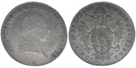 KAISERTUM ÖSTERREICH Kaiser Franz I.

Taler 1815 A
28.02 Gramm, ss/vz