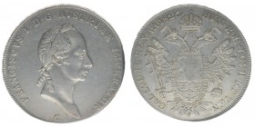 KAISERTUM ÖSTERREICH Kaiser Franz I.

Taler 1826 C
27.98 Gramm, vz++