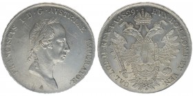KAISERTUM ÖSTERREICH Kaiser Franz I.

Taler 1829 A
28.03 Gramm, ss++/vz Kratzer