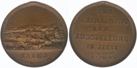 KAISERTUM ÖSTERREICH Medaille 1884 Ausstellung in Krems
Bronze, 28mm, 8,10 Gramm, vz