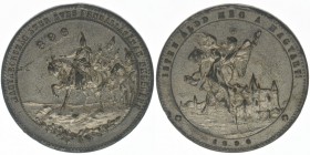 UNGARN

Medaille 1896 Erinnerung an die 1. ungarische Landnahme 89
Zinn, 28mm, 6.74 Gramm, ss++