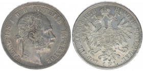 KAISERTUM ÖSTERREICH Kaiser Franz Joseph I.

1 Gulden 1878
12.39 Gramm, vz++