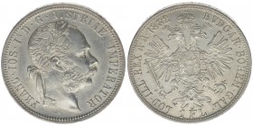 KAISERTUM ÖSTERREICH Kaiser Franz Joseph I.
1 Gulden 1882
12,32 Gramm, vz++