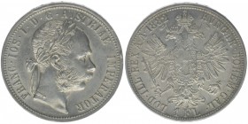 KAISERTUM ÖSTERREICH Kaiser Franz Joseph I.

1 Gulden 1882
12.36 Gramm, vz++