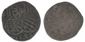 ERZBISTUM SALZBURG  Ernst von Bayern 1540-1554
Zweier 1548

Zöttl 415, Probszt 382, BR 893
0,62 Gramm, ss