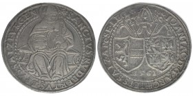 ERZBISTUM SALZBURG Johann Jakob Khuen von Belasi 1560-1586

Guldiner 1561
Zöttl 607, Pr 525, BR 1054
28,10 Gramm, ss/vz