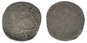 ERZBISTUM SALZBURG Johann Jakob Khuen von Belasi 1560-1586 
2 Pfennige - Zweier 1568

Zöttl 728, Probszt 634, BR 1203
0,57 Gramm, ss