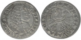 RDR Silvesia Liegnitz Brieg 
Christian (1664-1672)
3 Kreuzer 1665
1,47 Gramm, ss