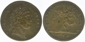 Nürnberg 
Jeton 1804 Napoleon von Lauer
Messing, 3,21 Gramm, vz
