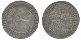 Olmütz, Karl II. von Liechtenstein
3 Kreuzer 1670
1,34 Gramm, ss