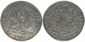 Sachsen Johann Georg
Taler 1627 HI Dresden
29.11 Gramm, -ss, poliert