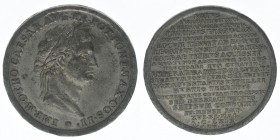 RDR Medaille 1696
auf den Römischen Kaiser Otho
Zinn, 10,78 Gramm, ss+