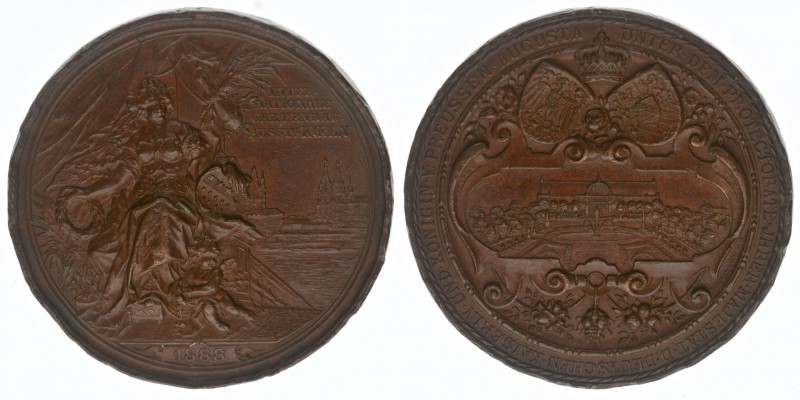 BRANDENBURG PREUSSEN

Bronzemedaille 1888 v. Lauer auf die internationale Garten...