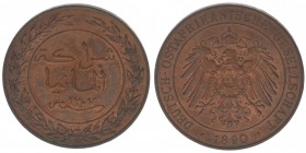 Deutsch Ostafrikanische Gesellschaft 
1 Pesa 1890
Kupfer, 6.55 Gramm, vz