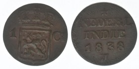 Niederländisch Indien
1 Cent 1838
Kahnt/Schön 21, 2,97 Gramm, ss/vz
