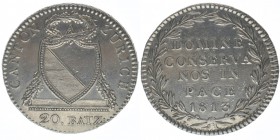 Schweiz Zürich
20 Batzen 1813
14,64 Gramm, -vz